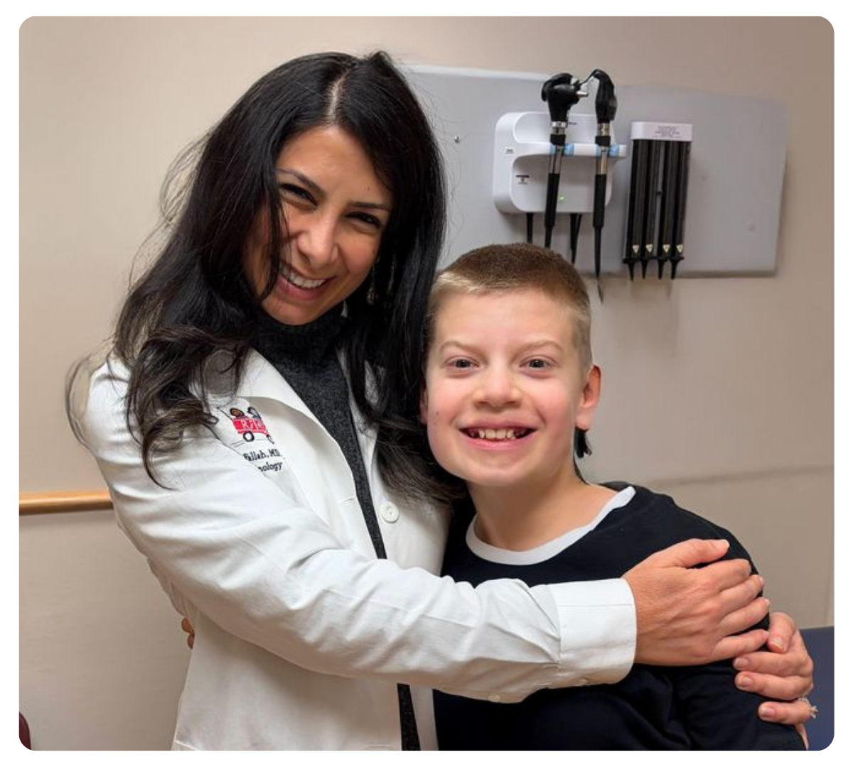 Evan and Dr. Fallah